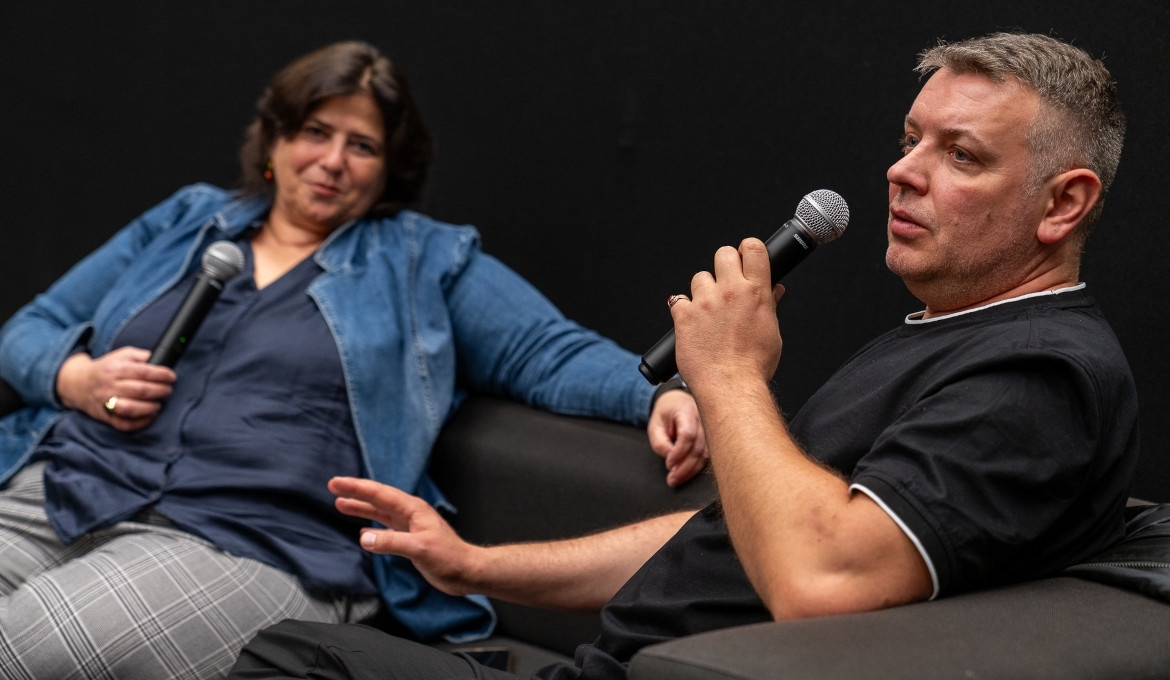 Panel Discussion with Casting Directors, Nikki Barrett and Piotr Bartuszek, in the Cinema Hall