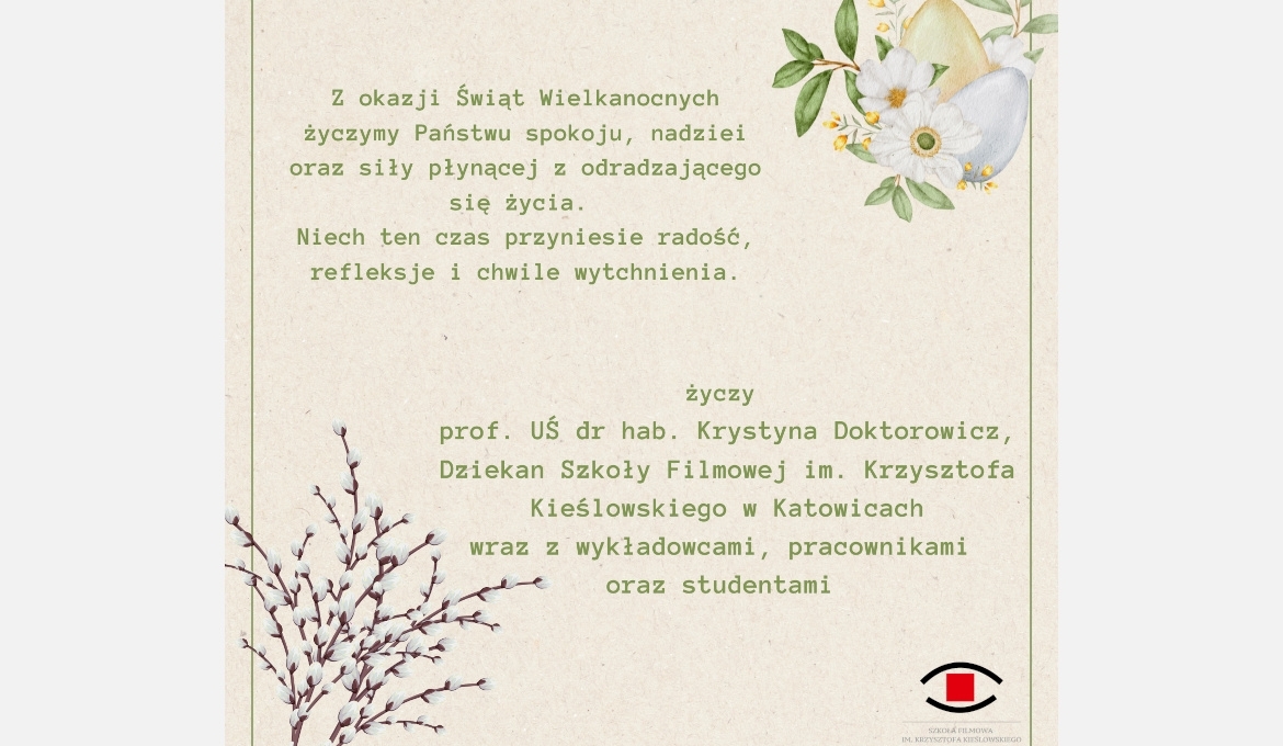 Życzenia z okazji Świąt Wielkanocnych