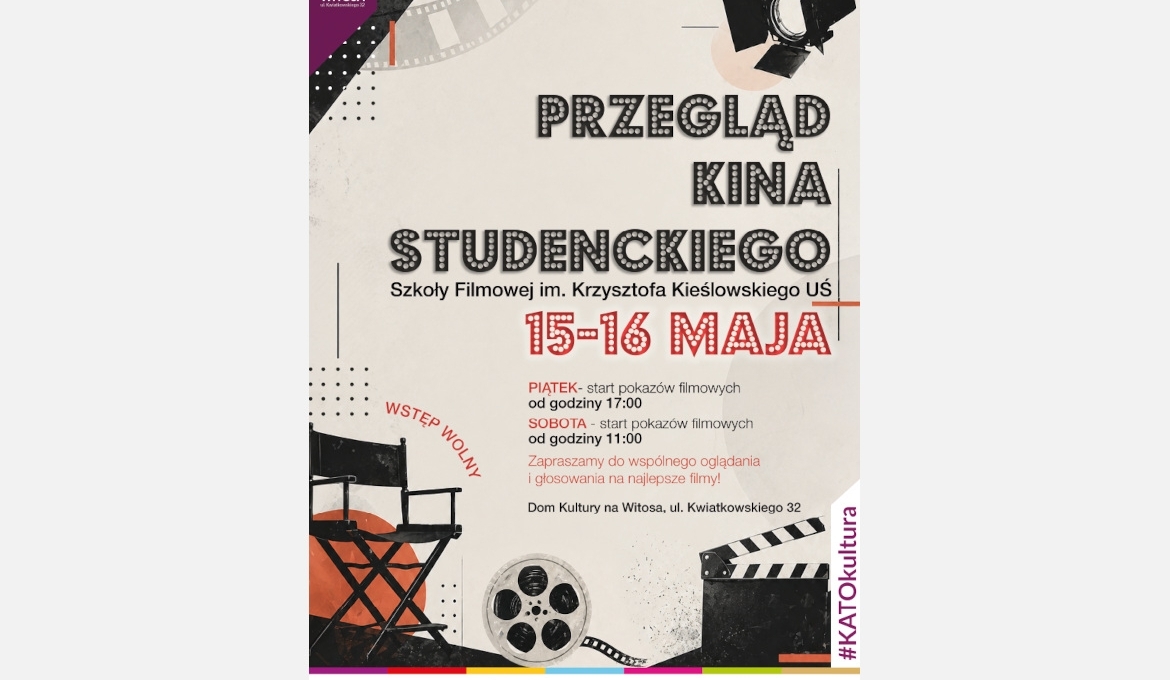 Przegląd etiud filmowych naszych absolwentów i studentów