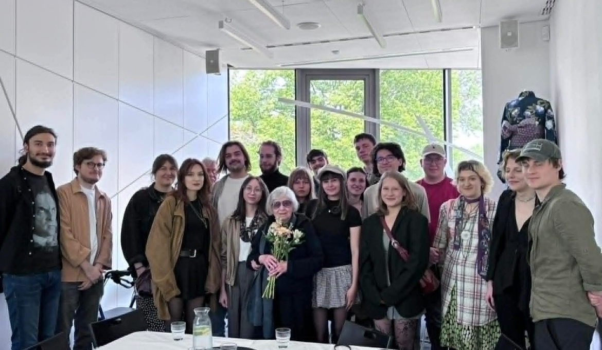 Spotkanie studentów z Krystyną Zachwatowicz-Wajdą